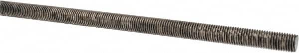 Made in USA - 5/16-24 UNF (Fine), 3' Long, Stainless Steel Threaded Rod - Right Hand Thread - Americas Industrial Supply