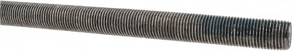 Made in USA - 1/2-20 UNF (Fine), 3' Long, Stainless Steel Threaded Rod - Right Hand Thread - Americas Industrial Supply