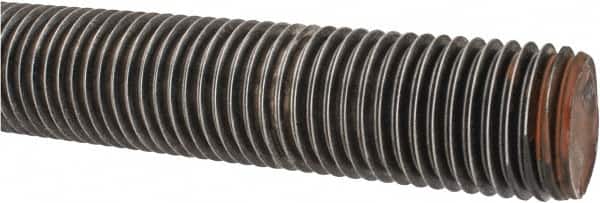 Value Collection - 1-1/4-7 UNC (Coarse), 3' Long, Alloy Steel Threaded Rod - Right Hand Thread - Americas Industrial Supply