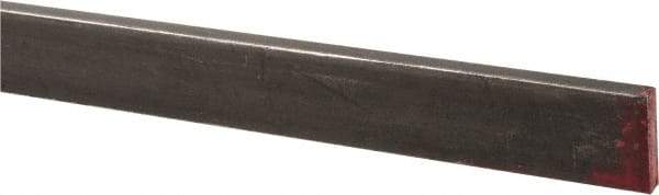 Made in USA - 36" Long x 1/8" High x 1/2" Wide, Mill Key Stock - W-1 (Water Hardening) Tool Steel - Americas Industrial Supply