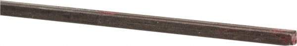 Made in USA - 36" Long x 1/16" High x 1/16" Wide, Key Stock - W-1 (Water Hardening) Tool Steel - Americas Industrial Supply