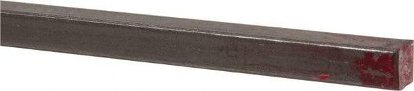 Made in USA - 36" Long x 3/16" High x 3/16" Wide, Key Stock - W-1 (Water Hardening) Tool Steel - Americas Industrial Supply