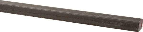 Made in USA - 36" Long x 1/4" High x 1/4" Wide, Key Stock - W-1 (Water Hardening) Tool Steel - Americas Industrial Supply