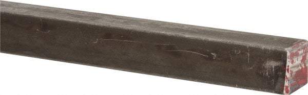Made in USA - 36" Long x 5/8" High x 5/8" Wide, Key Stock - W-1 (Water Hardening) Tool Steel - Americas Industrial Supply