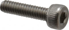 Value Collection - M2x0.40 Metric Coarse Hex Socket Drive, Socket Cap Screw - Grade 18-8 & Austenitic A2 Stainless Steel, Uncoated, Fully Threaded, 8mm Length Under Head - Americas Industrial Supply