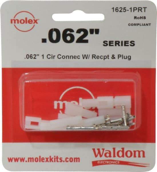 Molex - 1 Circuit, 1 AWG, 0.062 Inch Pin Diameter, Modular Receptacle Plug Connector Package - RoHS Compliant - Americas Industrial Supply