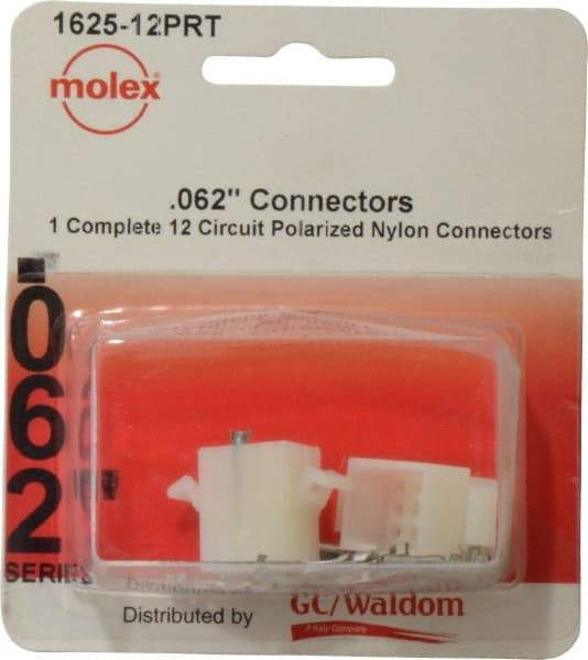 Molex - 12 Circuit, 12 AWG, 0.062 Inch Pin Diameter, Modular Receptacle Plug Connector Package - RoHS Compliant - Americas Industrial Supply