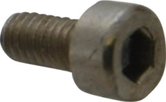 Value Collection - M2.5x0.45 Metric Coarse Hex Socket Drive, Socket Cap Screw - Grade 18-8 & Austenitic A2 Stainless Steel, Uncoated, Fully Threaded, 5mm Length Under Head - Americas Industrial Supply