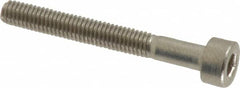 Value Collection - M3x0.50 Metric Coarse Hex Socket Drive, Socket Cap Screw - Grade 18-8 & Austenitic A2 Stainless Steel, Uncoated, Partially Threaded, 25mm Length Under Head - Americas Industrial Supply