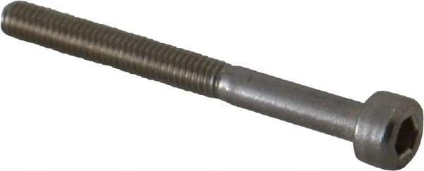 Value Collection - M3x0.50 Metric Coarse Hex Socket Drive, Socket Cap Screw - Grade 18-8 & Austenitic A2 Stainless Steel, Uncoated, Partially Threaded, 30mm Length Under Head - Americas Industrial Supply