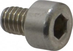 Value Collection - M4x0.70 Metric Coarse Hex Socket Drive, Socket Cap Screw - Grade 18-8 & Austenitic A2 Stainless Steel, Uncoated, Fully Threaded, 5mm Length Under Head - Americas Industrial Supply