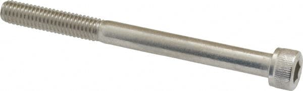 Value Collection - M6x1.00 Metric Coarse Hex Socket Drive, Socket Cap Screw - Grade 18-8 & Austenitic A2 Stainless Steel, Uncoated, Partially Threaded, 70mm Length Under Head - Americas Industrial Supply