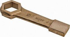 Ampco - 2-3/16" 6 Point Striking Box Wrench - Single End, 11-1/2" OAL, Aluminum Bronze - Americas Industrial Supply