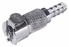 CPC Colder Products - Chrome Plated Brass Push-to-Connect Female Connector - 250 Max psi, Buna Nitrile O-Ring - Americas Industrial Supply