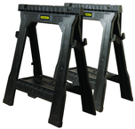 STANLEY® Folding Sawhorse Twin Pack - Americas Industrial Supply