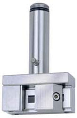 Accupro - 0.9843" Jaw Width, 0.785 Jaw Opening Capacity, 37.08mm Jaw Height, Toolmaker's Vise - Flat Jaw, 105mm OAL x 29.97mm OAW x 4.215" OAH - Americas Industrial Supply