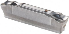 Iscar - HGN3002 IC354 Grade, 0.1181" Cutting Width, Carbide Cutoff Insert - Neutral Lead Angle, 0.0079" Cnr Rad, TiCN Coated - Americas Industrial Supply