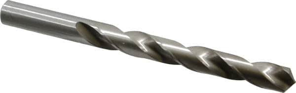 Chicago-Latrobe - 37/64" 118° High Speed Steel Jobber Drill - Bright Finish, Right Hand Cut, Spiral Flute, Straight Shank, 6-5/8" OAL, Standard Point - Americas Industrial Supply