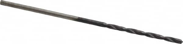 Chicago-Latrobe - 3/64" 135° Cobalt Jobber Drill - TiAlN Finish, Right Hand Cut, Spiral Flute, Straight Shank, 1-3/4" OAL, Standard Point - Americas Industrial Supply