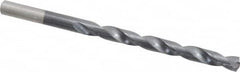Chicago-Latrobe - 15/64" 135° Cobalt Jobber Drill - TiAlN Finish, Right Hand Cut, Spiral Flute, Straight Shank, 3-7/8" OAL, Split Point - Americas Industrial Supply