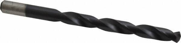 Chicago-Latrobe - 23/64" 135° Cobalt Jobber Drill - TiAlN Finish, Right Hand Cut, Spiral Flute, Straight Shank, 4-7/8" OAL, Split Point - Americas Industrial Supply