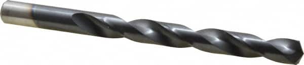 Chicago-Latrobe - 29/64" 135° Cobalt Jobber Drill - TiAlN Finish, Right Hand Cut, Spiral Flute, Straight Shank, 5-5/8" OAL, Split Point - Americas Industrial Supply