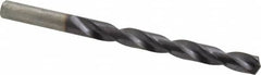 Chicago-Latrobe - Letter T 135° Cobalt Jobber Drill - TiAlN Finish, Right Hand Cut, Spiral Flute, Straight Shank, 4-7/8" OAL, Split Point - Americas Industrial Supply