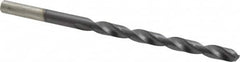 Chicago-Latrobe - #5 135° Cobalt Jobber Drill - TiAlN Finish, Right Hand Cut, Spiral Flute, Straight Shank, 3-3/4" OAL, Split Point - Americas Industrial Supply
