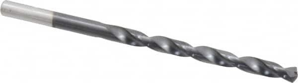 Chicago-Latrobe - #6 135° Cobalt Jobber Drill - TiAlN Finish, Right Hand Cut, Spiral Flute, Straight Shank, 3-3/4" OAL, Split Point - Americas Industrial Supply