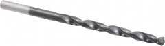 Chicago-Latrobe - #6 135° Cobalt Jobber Drill - TiAlN Finish, Right Hand Cut, Spiral Flute, Straight Shank, 3-3/4" OAL, Split Point - Americas Industrial Supply