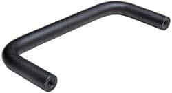 Amatom Electronic Hardware - 6-3/4" Long x 1-3/4" High, Round Handle - Black Oxide Finish, Brass, 6-7/16" Center to Center - Americas Industrial Supply