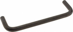 Amatom Electronic Hardware - 4-7/8" Long x 1-1/2" High, Round Handle - Black Oxide Finish, Stainless Steel, 4-9/16" Center to Center - Americas Industrial Supply