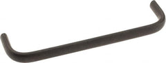Amatom Electronic Hardware - 6-9/32" Long x 0.44" Wide x 1-1/2" High, Oval Handle - Black Oxide Finish, Stainless Steel, 6" Center to Center - Americas Industrial Supply