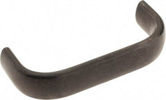 Amatom Electronic Hardware - 3-9/32" Long x 0.63" Wide x 1-9/32" High, Oval Handle - Black Oxide Finish, Stainless Steel, 3" Center to Center - Americas Industrial Supply