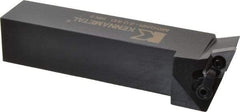 Kennametal - MDQN, Right Hand Cut, 27.5° Lead Angle, 1-1/4" Shank Height x 1-1/4" Shank Width, Negative Rake Indexable Turning Toolholder - 6" OAL, DN..43. Insert Compatibility, Series Kenloc - Americas Industrial Supply
