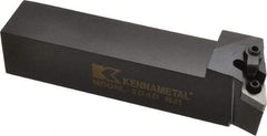 Kennametal - MDQN, Left Hand Cut, 27.5° Lead Angle, 1-1/4" Shank Height x 1-1/4" Shank Width, Negative Rake Indexable Turning Toolholder - 6" OAL, DN..43. Insert Compatibility, Series Kenloc - Americas Industrial Supply
