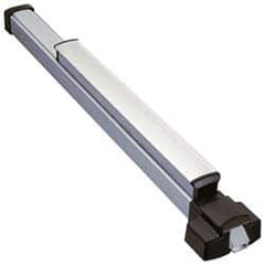 Stanley - Aluminum Rim Exit Device - For Use with Stanley Door Closers - Americas Industrial Supply