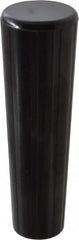 Gibraltar - 1/2-13 Hole, 1-1/32" Deep Hole, Phenolic, Female Insert Fluted Tapered Knob - 4-3/8 OAL, 1" Base Diam, Black, 1-3/8" Head Diam - Americas Industrial Supply