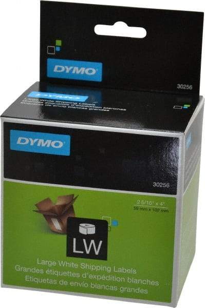 Dymo - 4" Long, White Shipping Label - 2-5/16" Wide, 4" Long - Americas Industrial Supply