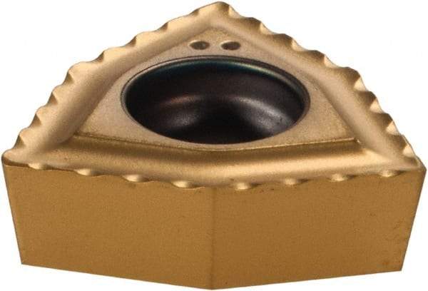 Komet - WOEX080404 13 Grade BK8425 Carbide Indexable Drill Insert - TiAlN/TiN Finish, Trigon, 12mm Inscribed Circle - Americas Industrial Supply