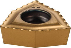 Komet - WOEX080404 13 Grade BK8425 Carbide Indexable Drill Insert - TiAlN/TiN Finish, Trigon, 12mm Inscribed Circle - Americas Industrial Supply