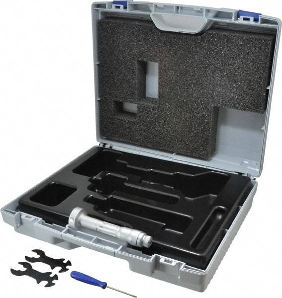 TESA Brown & Sharpe - 1.4 to 1.6", 3" Gage Depth, Mechanical Inside Hole Micrometer - 0.0002" Graduation, Ratchet Stop Thimble - Americas Industrial Supply