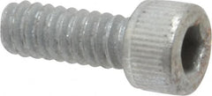 Value Collection - #6-32 UNC Hex Socket Drive, Socket Cap Screw - Alloy Steel, Zinc-Plated Finish, Fully Threaded, 3/8" Length Under Head - Americas Industrial Supply