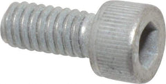 Value Collection - #8-32 UNC Hex Socket Drive, Socket Cap Screw - Alloy Steel, Zinc-Plated Finish, Fully Threaded, 3/8" Length Under Head - Americas Industrial Supply