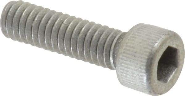 Value Collection - #8-32 UNC Hex Socket Drive, Socket Cap Screw - Alloy Steel, Zinc-Plated Finish, Fully Threaded, 5/8" Length Under Head - Americas Industrial Supply