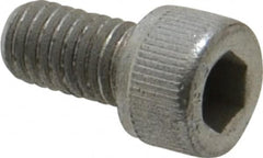Value Collection - #10-32 UNF Hex Socket Drive, Socket Cap Screw - Alloy Steel, Zinc-Plated Finish, Fully Threaded, 3/8" Length Under Head - Americas Industrial Supply