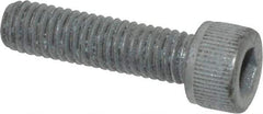 Value Collection - #10-32 UNF Hex Socket Drive, Socket Cap Screw - Alloy Steel, Zinc-Plated Finish, Fully Threaded, 3/4" Length Under Head - Americas Industrial Supply
