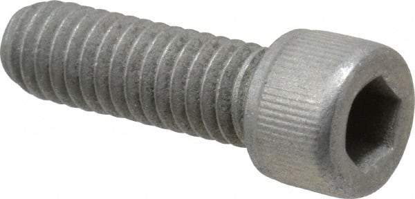 Value Collection - 5/16-18 UNC Hex Socket Drive, Socket Cap Screw - Alloy Steel, Zinc-Plated Finish, Fully Threaded, 1" Length Under Head - Americas Industrial Supply