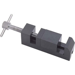 TESA Brown & Sharpe - 7/8" Jaw Width, 1-15/16" Jaw Opening Capacity, 7/8" Jaw Height, Toolmaker's Vise - Flat Jaw, 1-1/8" OAH - Americas Industrial Supply