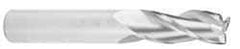 Kennametal - 1", 1-1/2" LOC, 1" Shank Diam, 4" OAL, 3 Flute, Solid Carbide Square End Mill - Single End, TiCN Finish, Spiral Flute, 37° Helix, Centercutting, Right Hand Cut, Right Hand Flute, Series AADE - Americas Industrial Supply